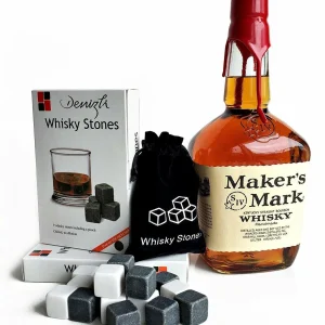 SET of 18 pcs - B&W Whisky Rocks, Wine / Liquor Chilling Stones
